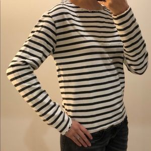 Treasure & Bond striped long sleeve shirt